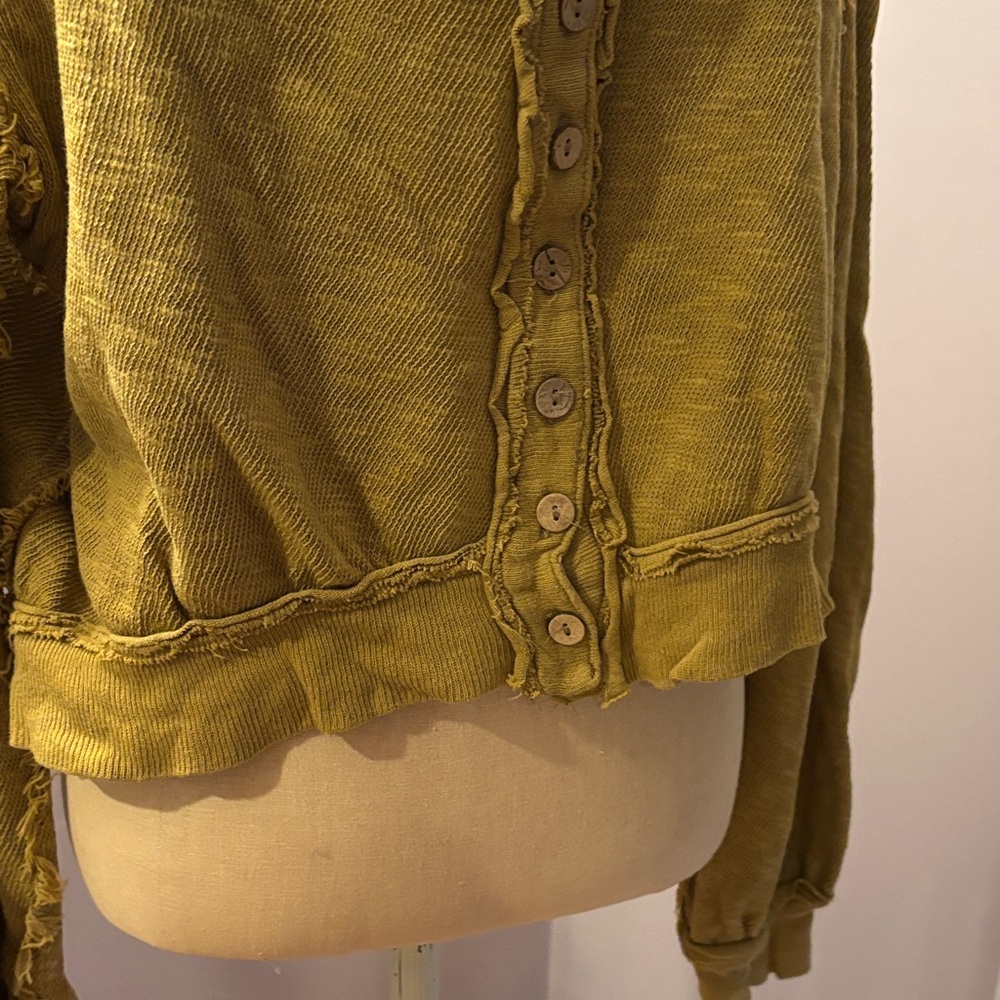 We The Free Olive Button-Down Shirt - Picture 5 of 6